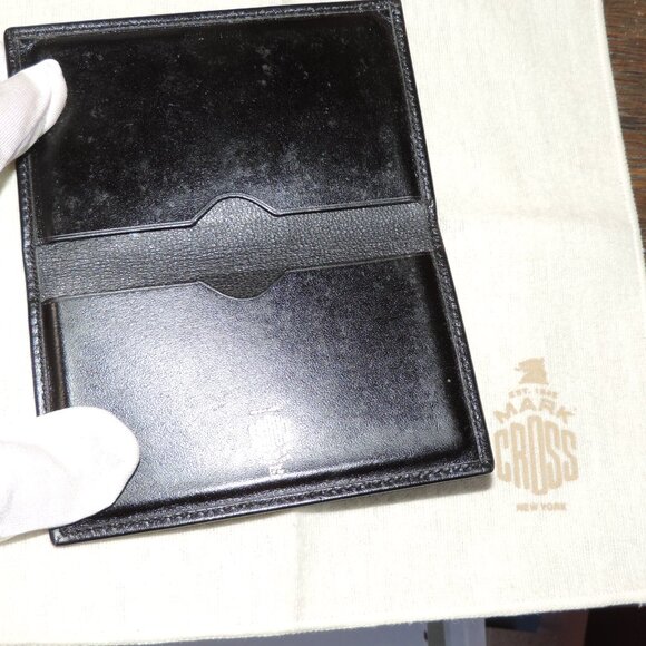 MARK CROSS Vintage Black Card Case Never used - Picture 2 of 4